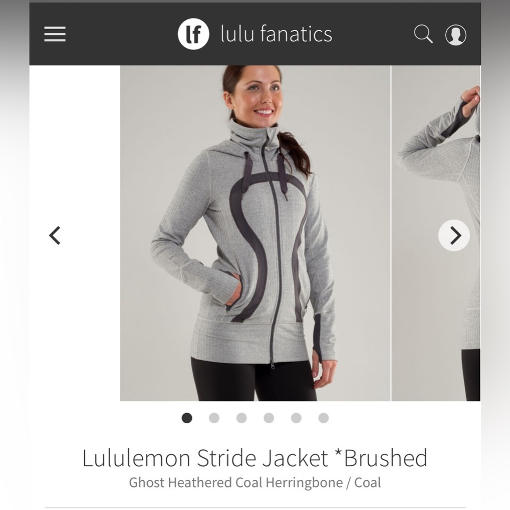 Lululemon Stride Define Jacket *Brushed Size 8
